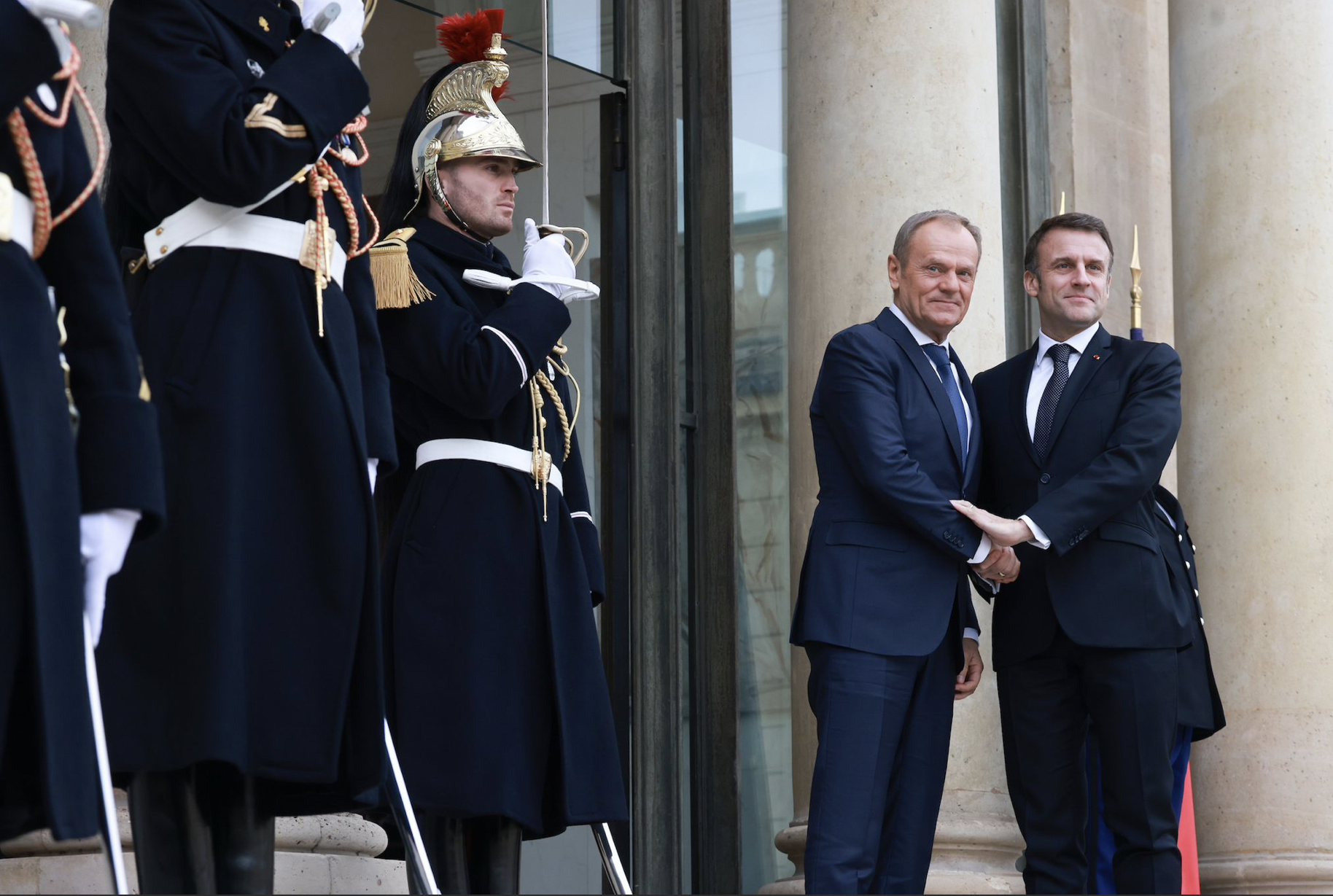 NATO Donald Tusk Emmanuel Macron w Paryżu polsko-francuskie rozmowy