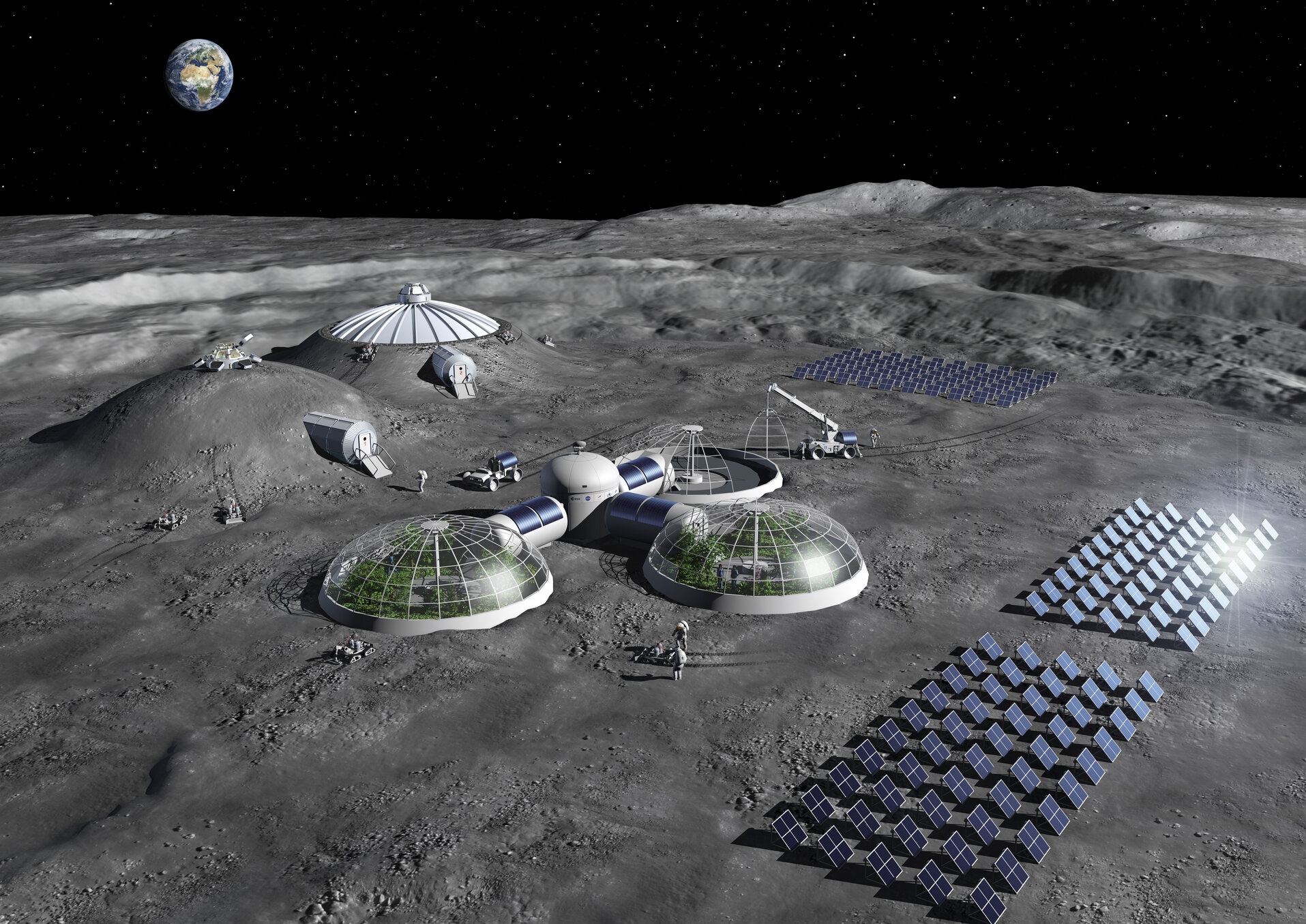 co będą jeść astronauci w bazach na Księżycu