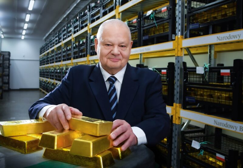 Narodowy Bank Polski posiada 580 ton złota