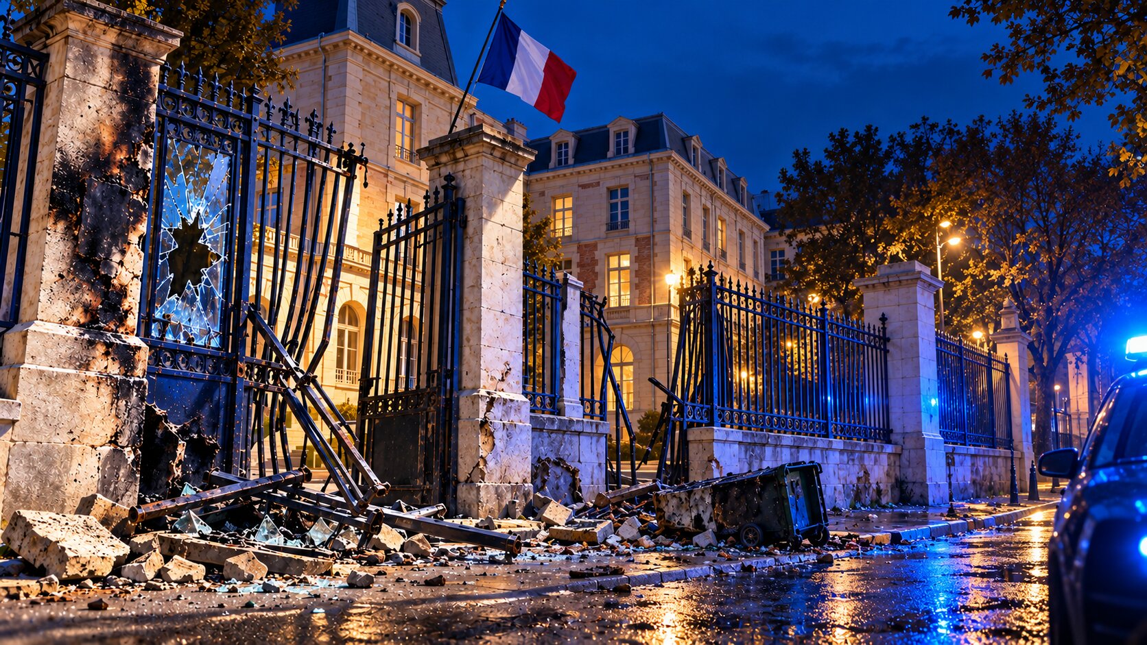 protesty licealistów we Francji
